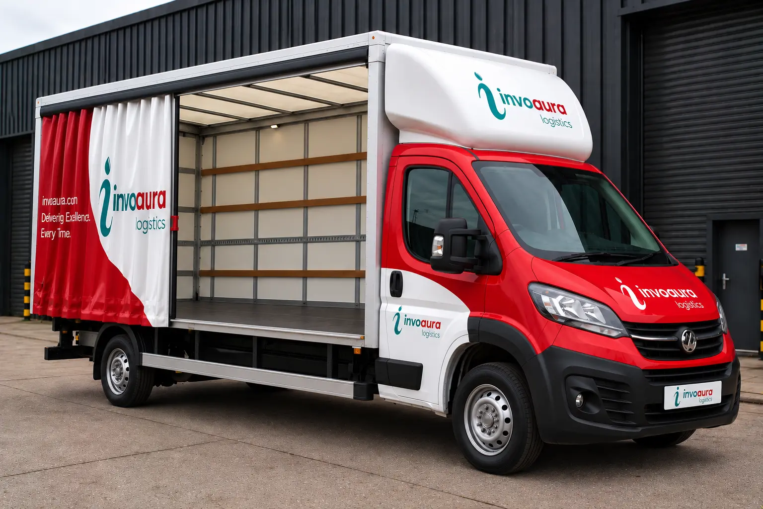 Luton Curtain Side same day courier vehicle UK